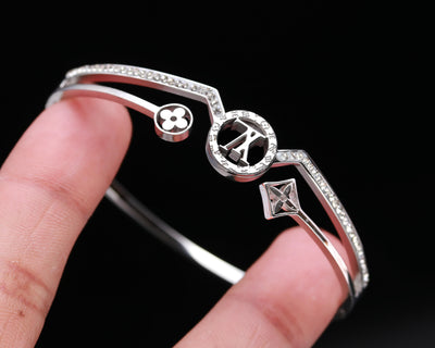 Delicate White Gold Plated Bracelet