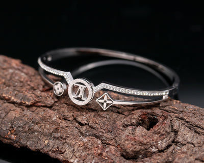 Delicate White Gold Plated Bracelet