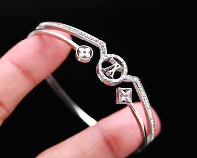 Delicate White Gold Plated Bracelet