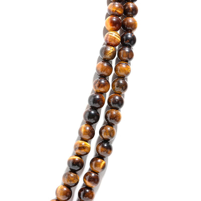 Round Shape Tiger Eye Balls Mala
