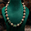 Green, Red, White, And Grey Multi-Bead Necklace Set