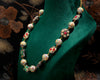 Green, Red, White, And Grey Multi-Bead Necklace Set