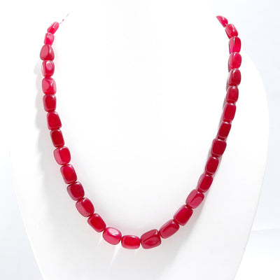 Tumble Shape Quartz Mala