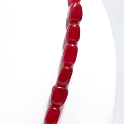 Tumble Shape Quartz Mala