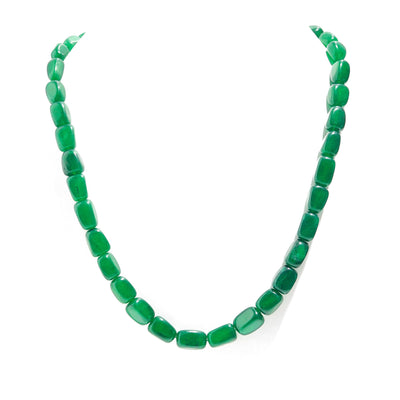 Tumble Shape Quartz Mala