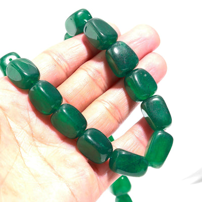 Tumble Shape Quartz Mala
