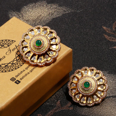 Golden Radiance Charki Earrings