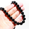 Coin Shape Black Onyx Mala