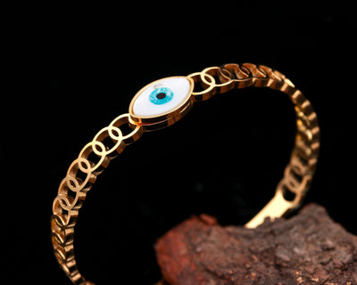Evil Eye Gold Plated Bracelet