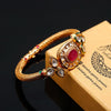 Golden Radiance Kundan Bracelet Kada