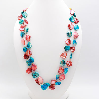 multicolor Shell Pearls Mala