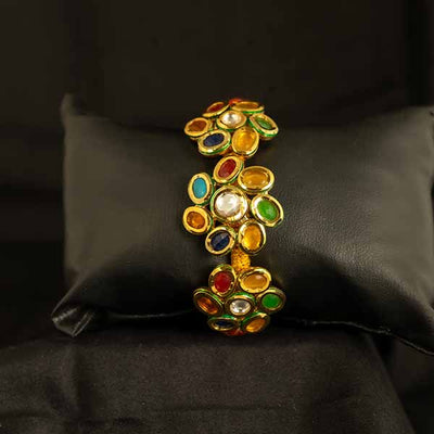 navratan floral puchi bracelet