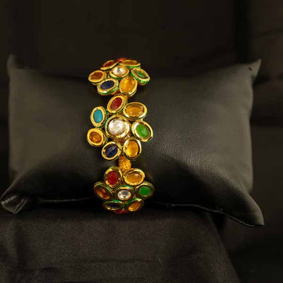 navratan floral puchi bracelet