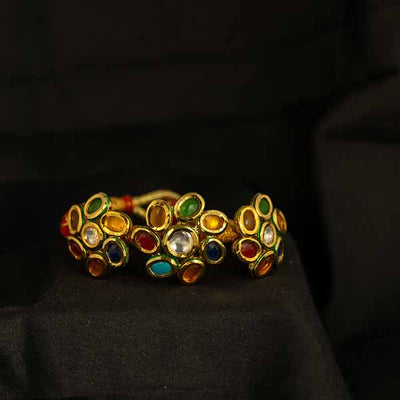 navratan floral puchi bracelet