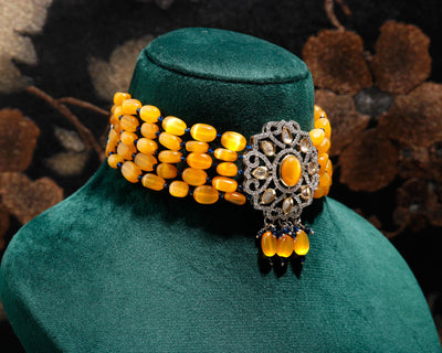 Haldi Hues Necklace & Earring Set