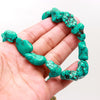 Turquoise tumbles Mala