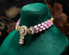 Blush Blossom Pink & Gold Jewelry Set