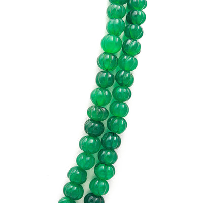 Round Shape Green Quartz Watermelon Mala