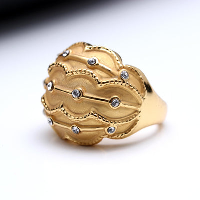 Classic Gold-Tone Ladies Ring