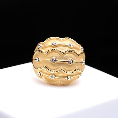 Classic Gold-Tone Ladies Ring