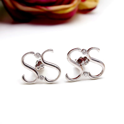SS Initial Lapel Pin