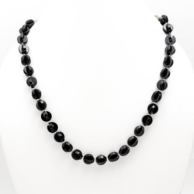 RoundShape BlackSpinnal Mala