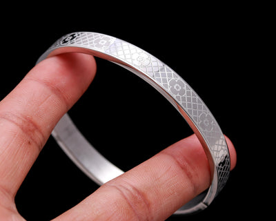 Unisex White Gold Plated Self Designed Bracelet