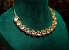 Kundan Polki Single Line Necklace