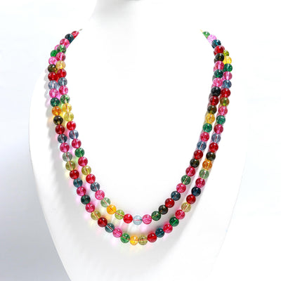 Round Shape Red Quartz Mala