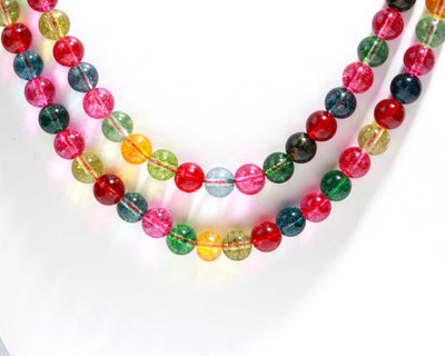 Round Shape Red Quartz Mala