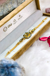 Gold Plated Floral Design Bracelet