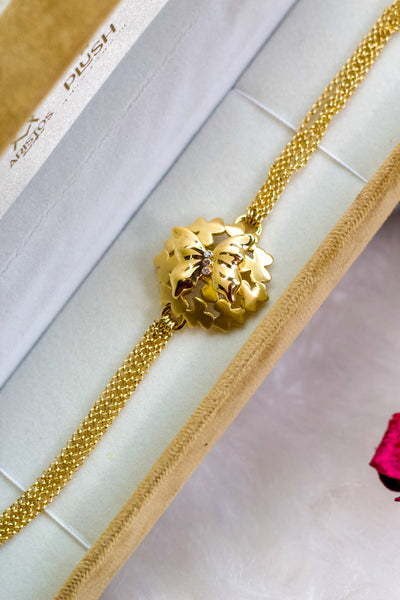 Gold Platedbutterfly Bracelet For Women