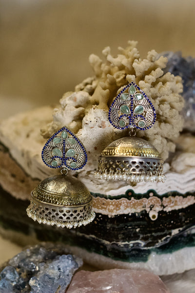 Silver Jhumka