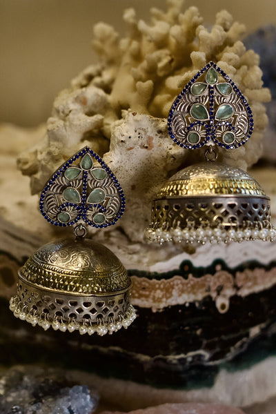 Silver Jhumka