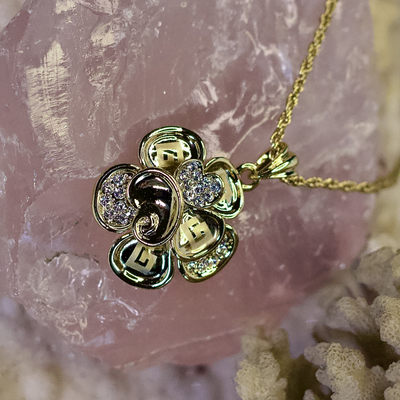 Blooming Flower Pendant Set
