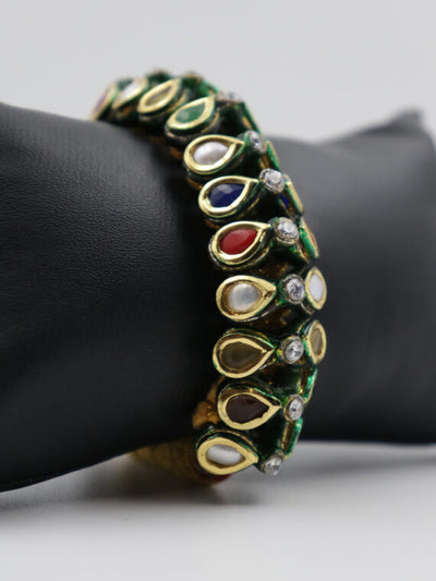 Traditional Style Multicolour Bangdi