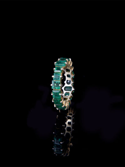 Natural Emerald Ring / Band