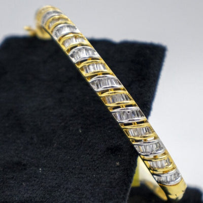 Silver and Gold Dual Bracelet
